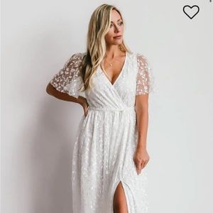 Marseille Embossed Maxi Dress: BALTIC BORN